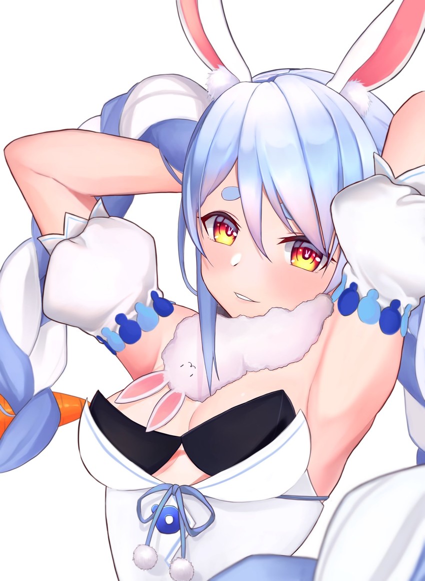 usada pekora and don-chan (hololive) drawn by mugi_maccha