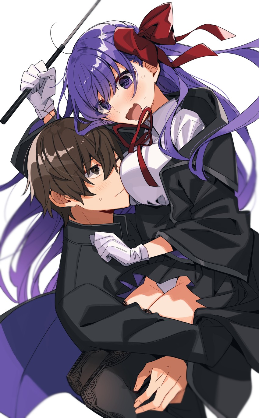 bb and kishinami hakuno (fate and 2 more) drawn by wasa_(wanosabi)