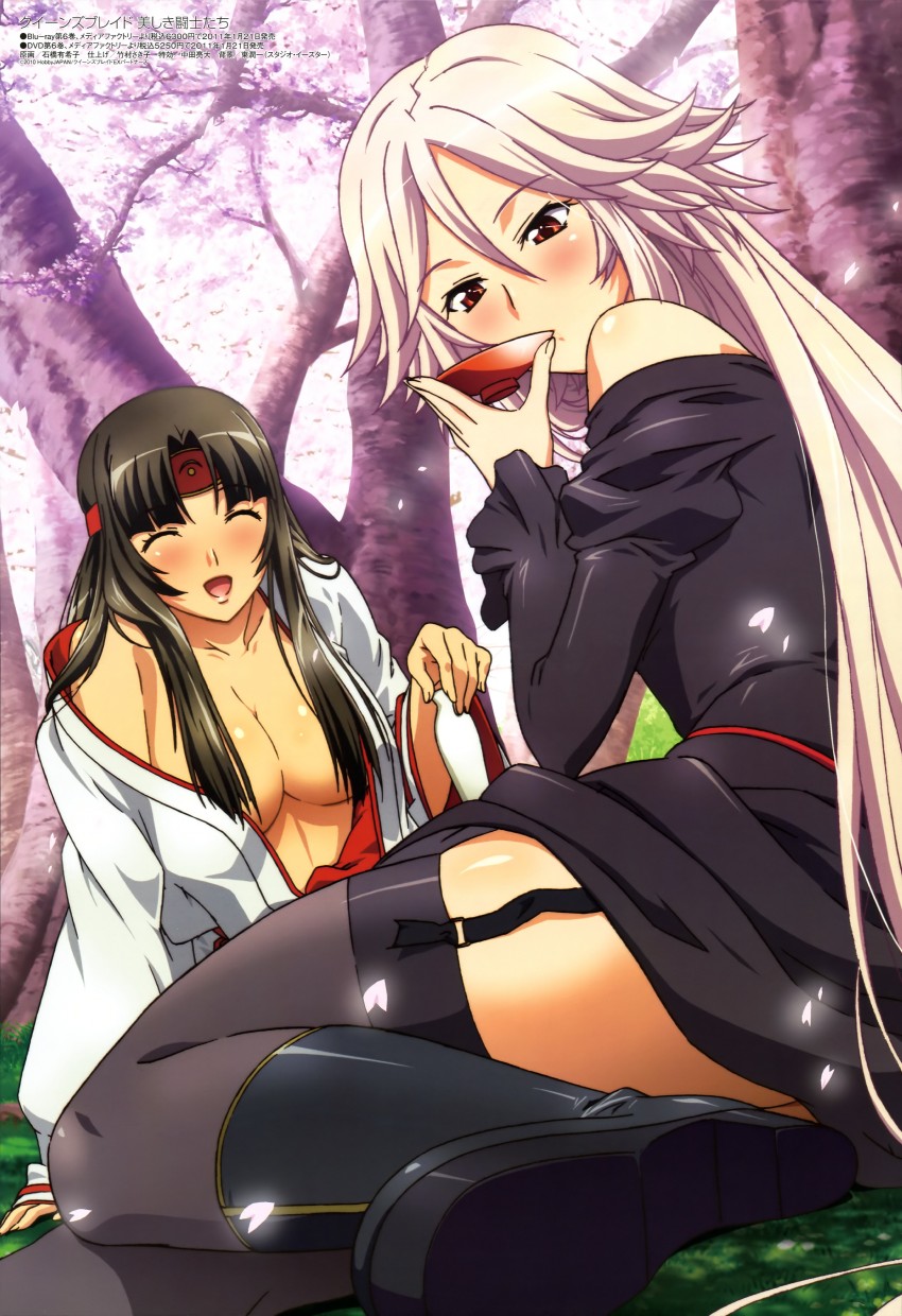 tomoe, musha miko tomoe, aldra, and nun aldra (megami magazine and 1 more) drawn by ishibashi_yukiko