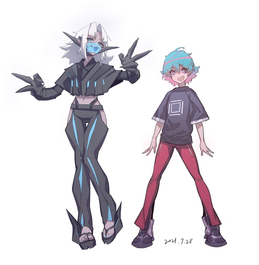 igarashi ikki and vice (kamen rider and 1 more) drawn by goz-zz