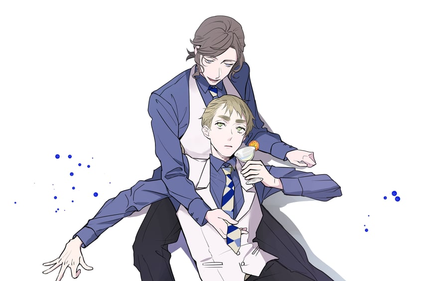 united kingdom and france (axis powers hetalia) drawn by big_lychee