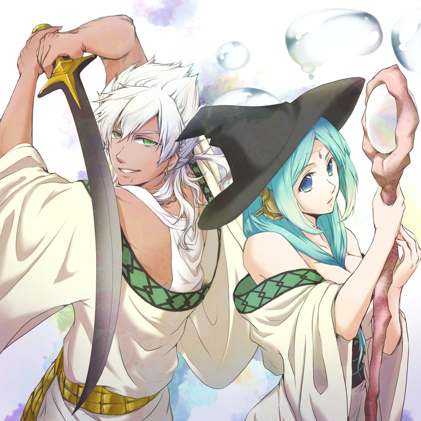yamuraiha and sharrkan (magi the labyrinth of magic) drawn by yuki_(hekika)
