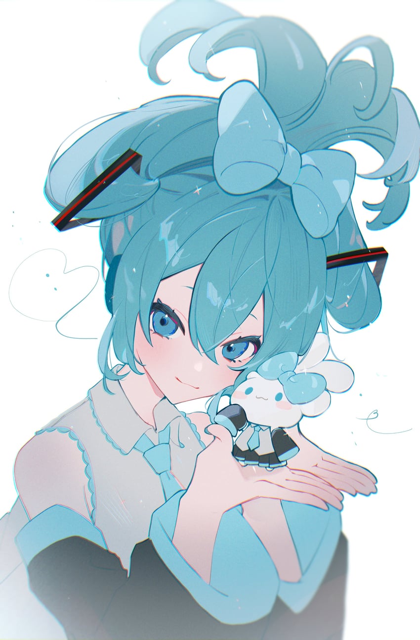 hatsune miku, cinnamoroll, and cinnamiku (vocaloid and 2 more) drawn by comugikun