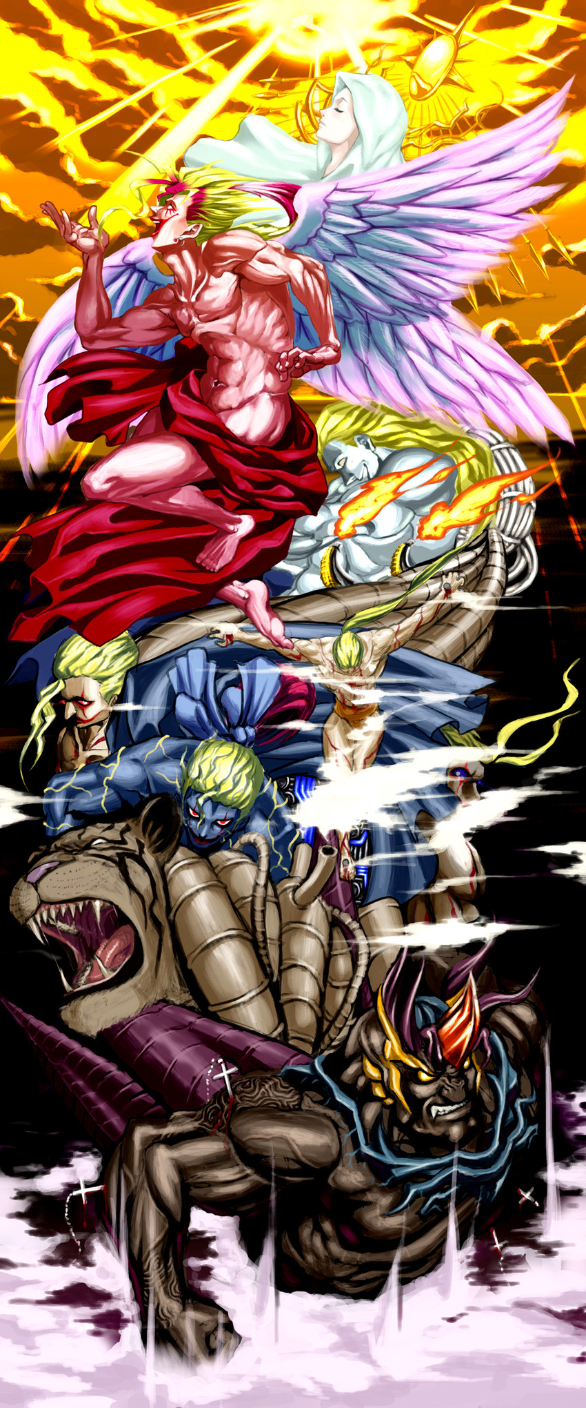 kefka palazzo (final fantasy and 1 more) drawn by hiraemon