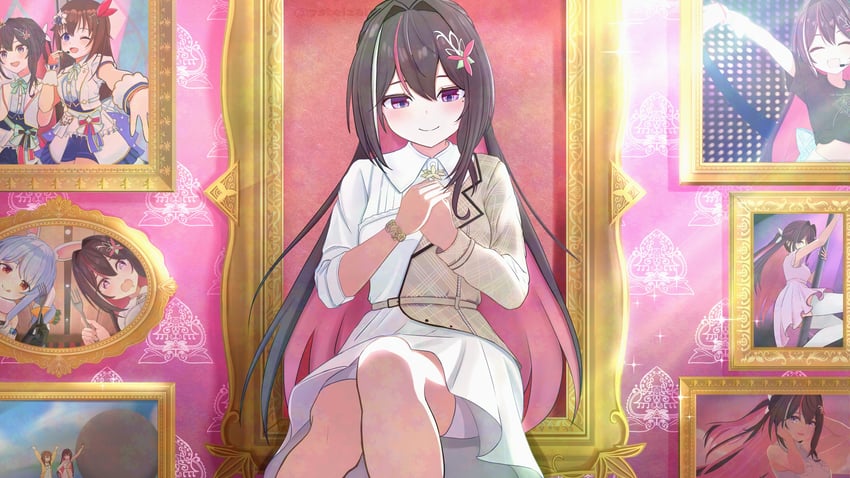 usada pekora, inugami korone, tokino sora, and azki (hololive and 2 more) drawn by hishaku_(7stel2ar)