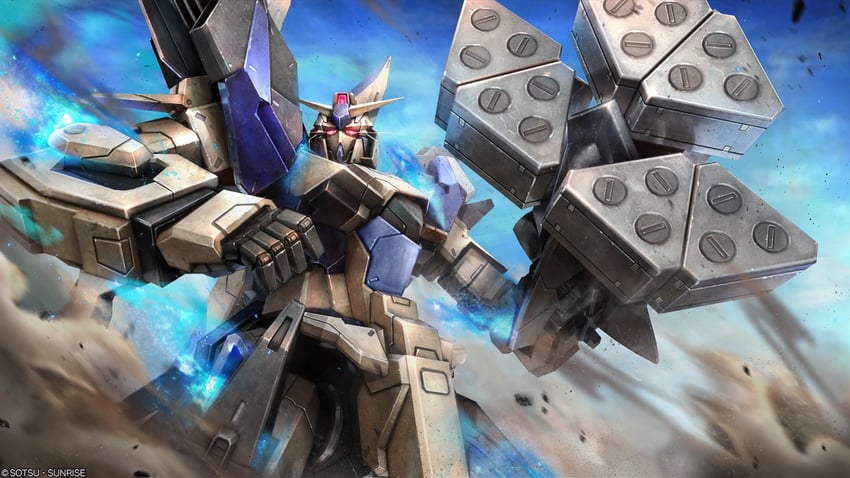delta gundam kai (gundam and 3 more) drawn by tenjin_hidetaka