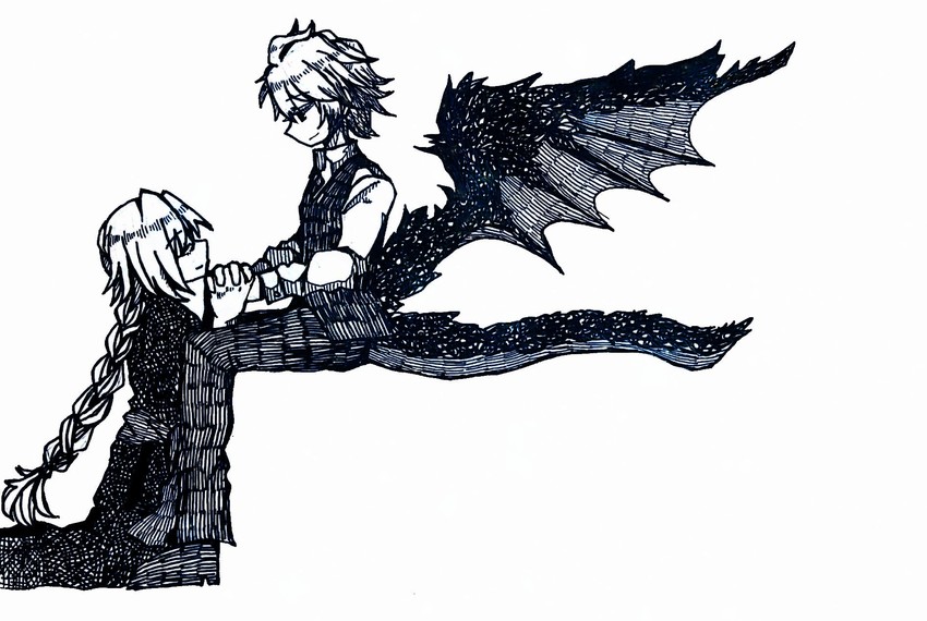 jeanne d'arc and sieg (fate and 1 more) drawn by kanezuru-kun