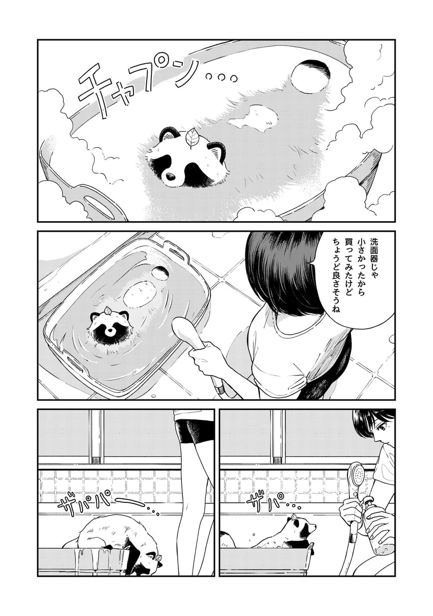 tanuki and fuji (ame to kimi to) drawn by nikaidou_kou