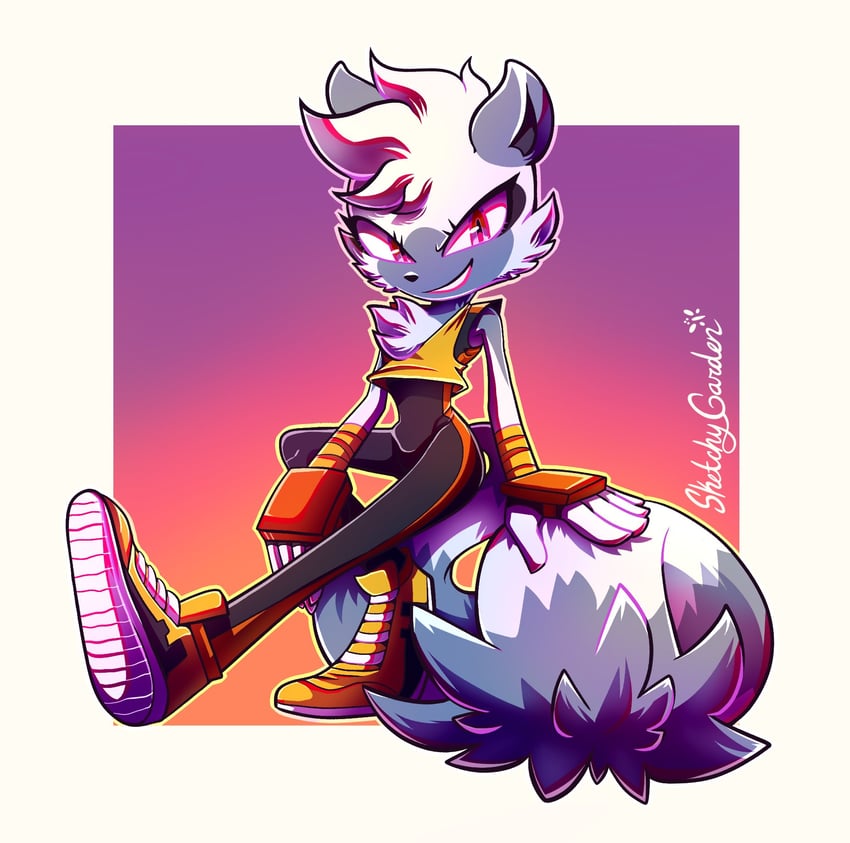tangle the lemur (sonic and 1 more) drawn by sketchygarden