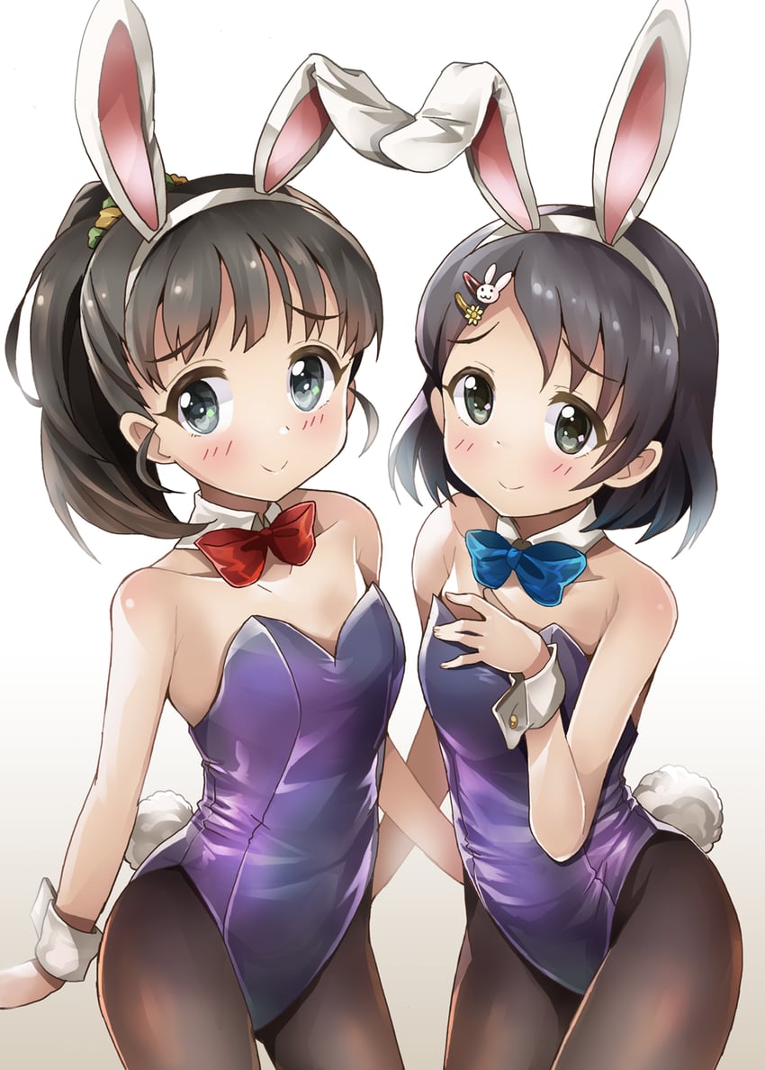 sasaki chie and fukuyama mai (idolmaster and 2 more) drawn by michii_yuuki
