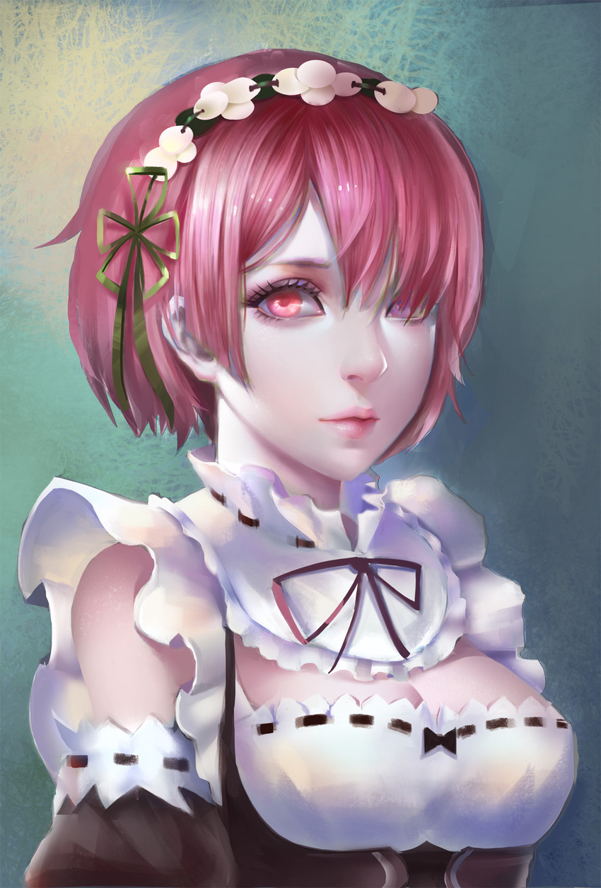 ram (re:zero kara hajimeru isekai seikatsu) drawn by mcaster