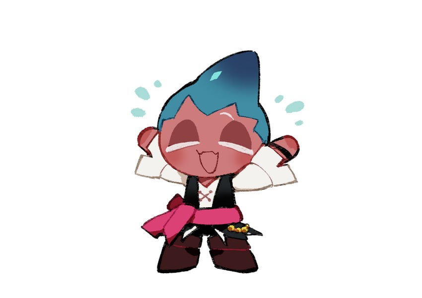 sorbet shark cookie (cookie run and 2 more) drawn by melvi0