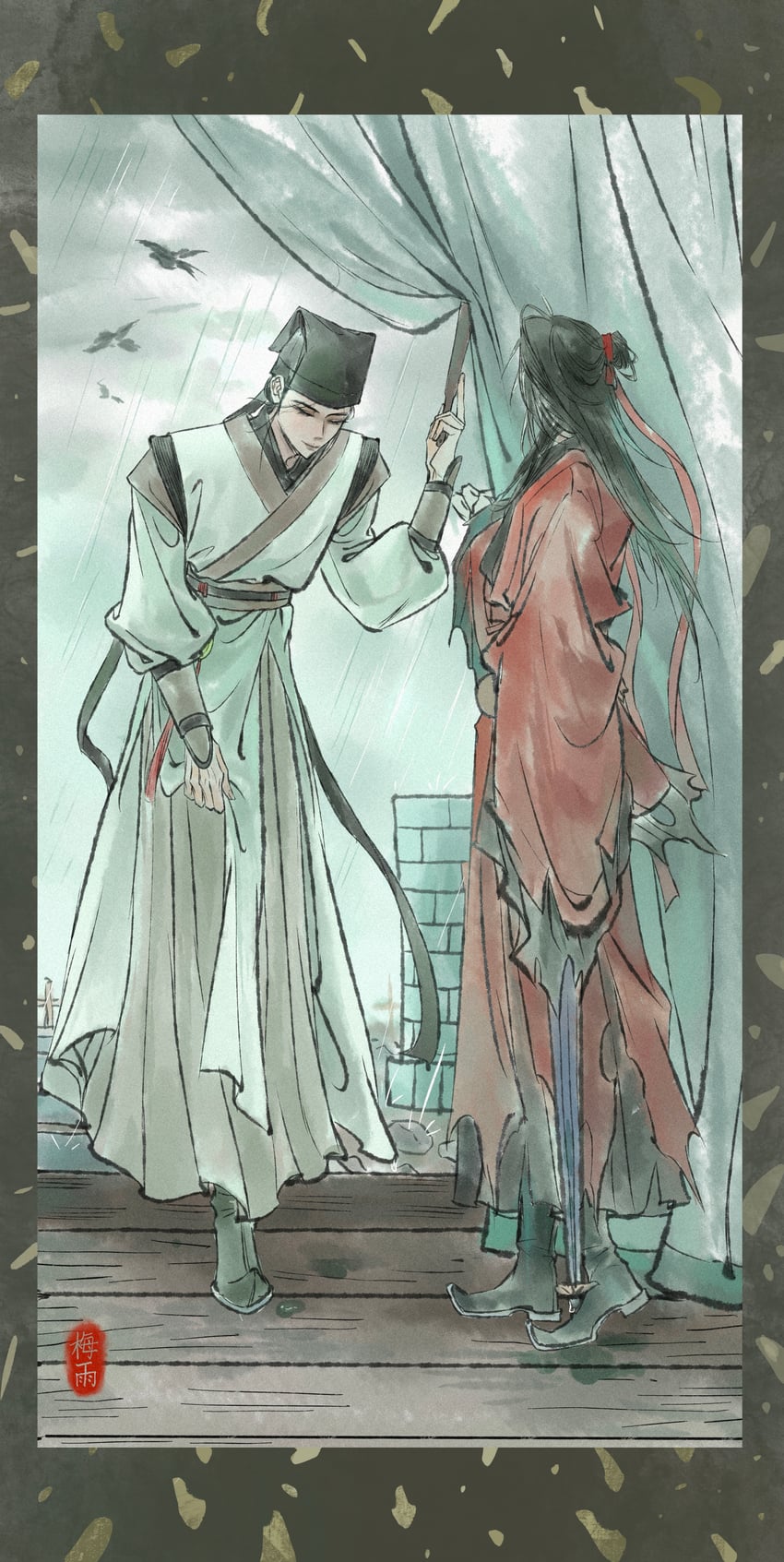 li huowang and zhuge yuan (dao gui yi xian) drawn by chumo-qulingxiao