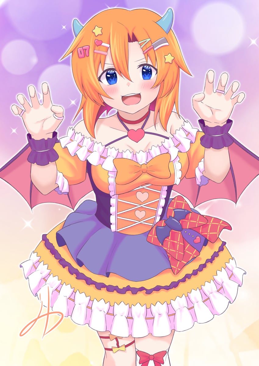 ryuuguu rena (higurashi no naku koro ni) drawn by jyanbo_(monaca_draw)