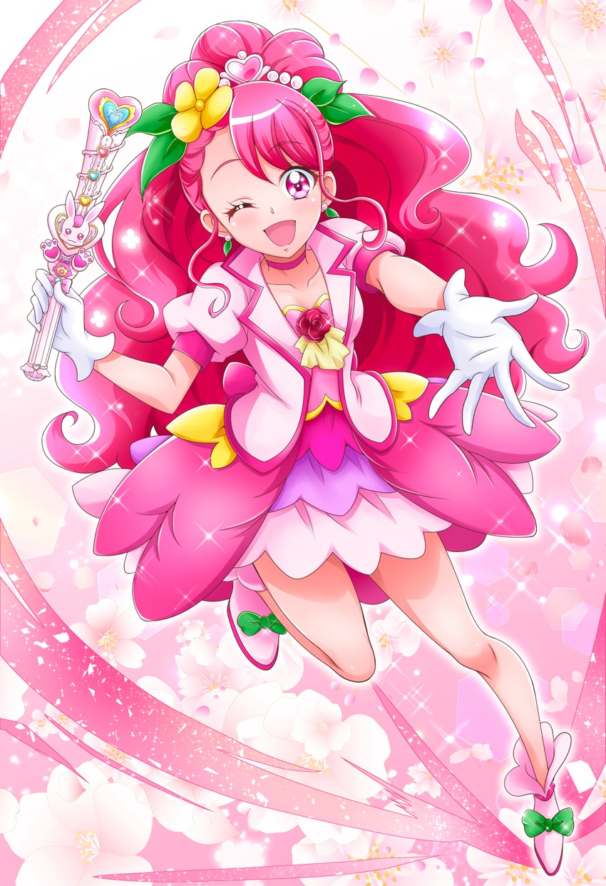 hanadera nodoka and cure grace (precure and 1 more) drawn by hanzou