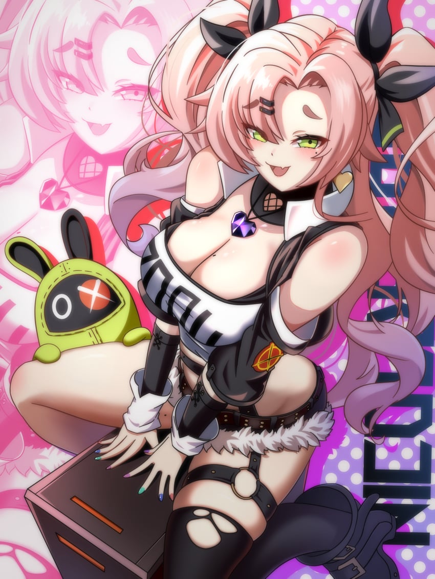 nicole demara and amillion (zenless zone zero) drawn by kappaako