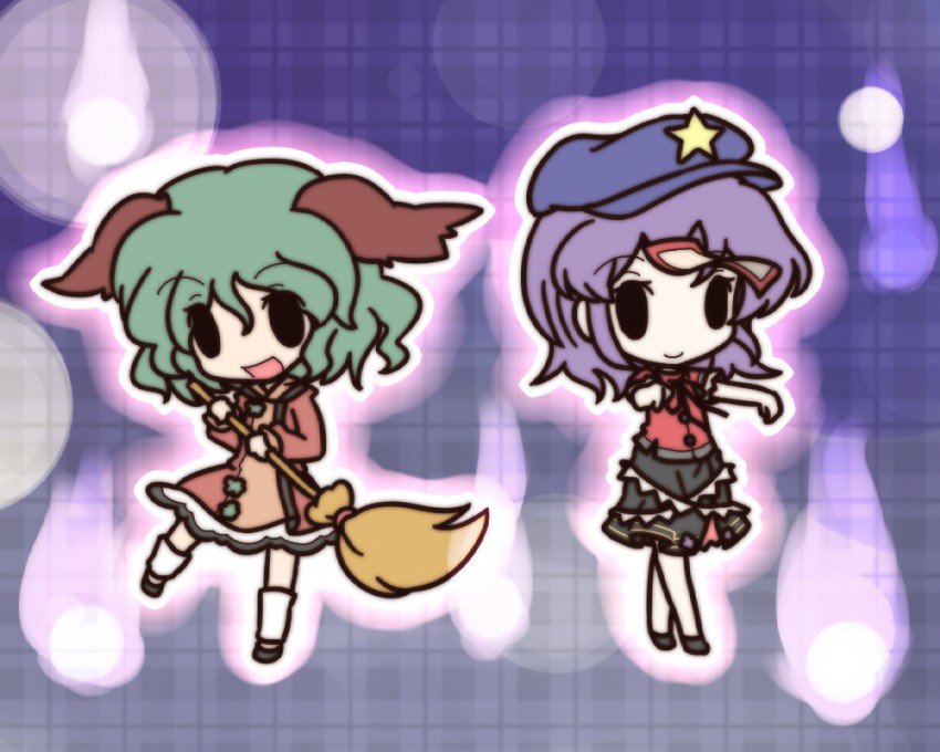 miyako yoshika and kasodani kyouko (touhou) drawn by fushigi_ebi