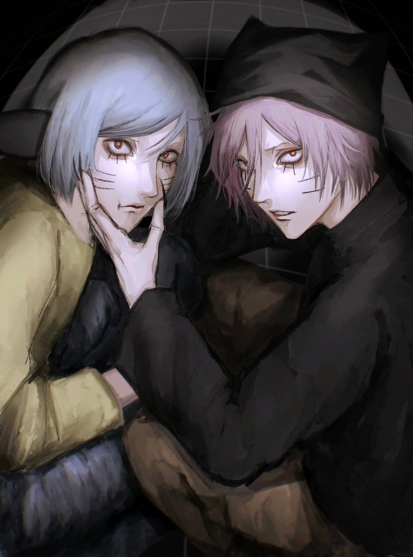 nyon and nyen (randal's friends) drawn by wau_wau
