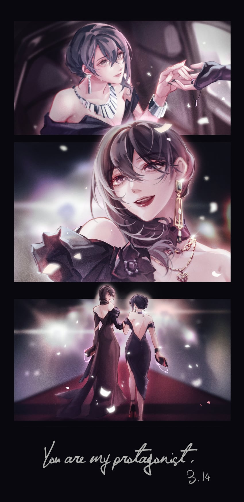 chief, female chief, and deren (path to nowhere) drawn by wubeinai_miao_shiye