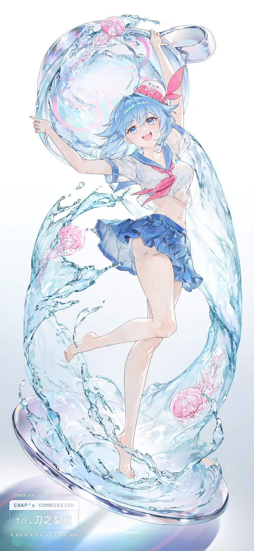 haiyi (synthesizer v and 1 more) drawn by chap_sal_!