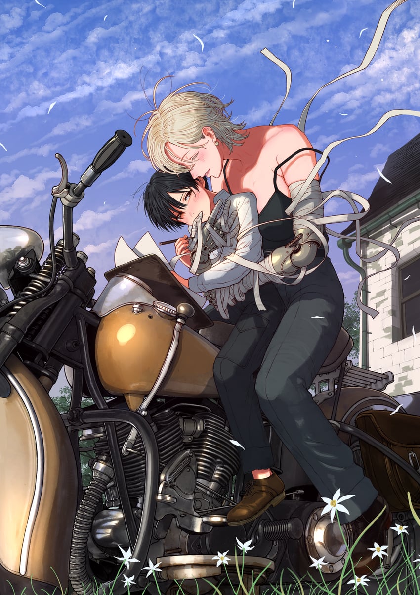 viola and al (kikai ude no onna gaka to chiisana joshu) drawn by turbo_engine_(rakugaki_tabo)