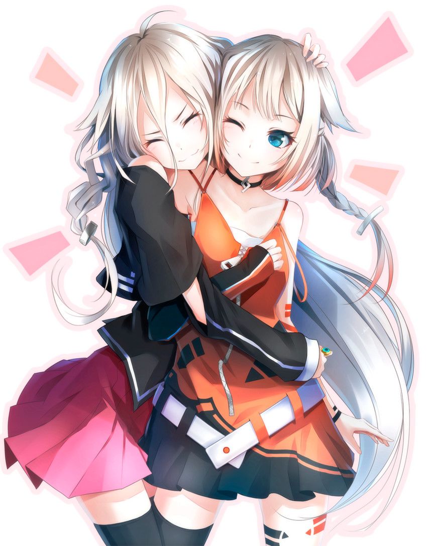 ia and one (vocaloid and 1 more) drawn by ajigo