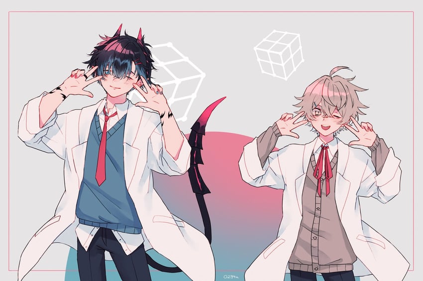 navigator and fleur (alchemy stars and 1 more) drawn by uuu_(0294u)