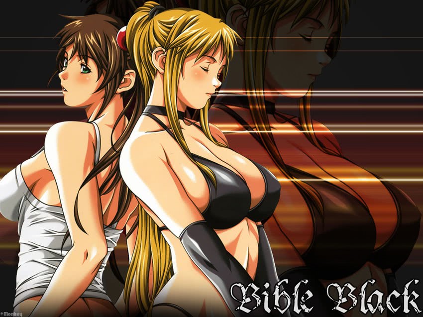 imari kurumi and saeki kaori (bible black) drawn by sei_shoujo