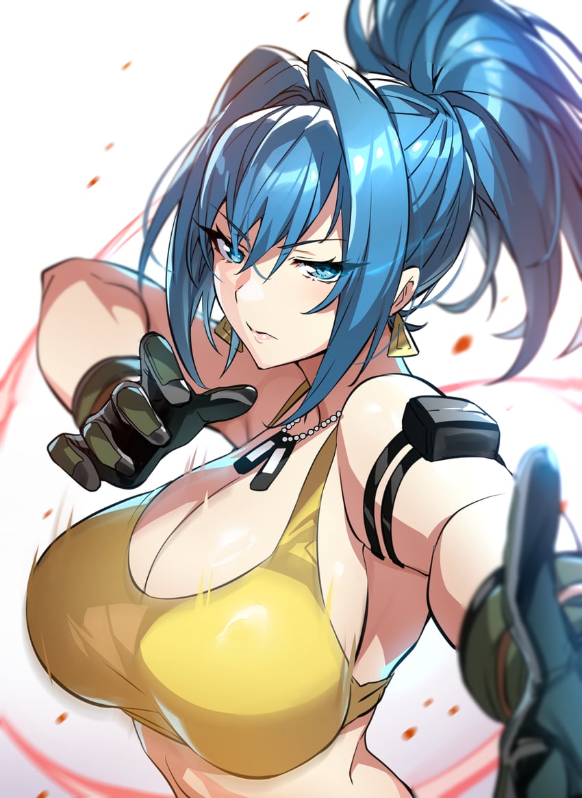 leona heidern (the king of fighters) drawn by senri_gan