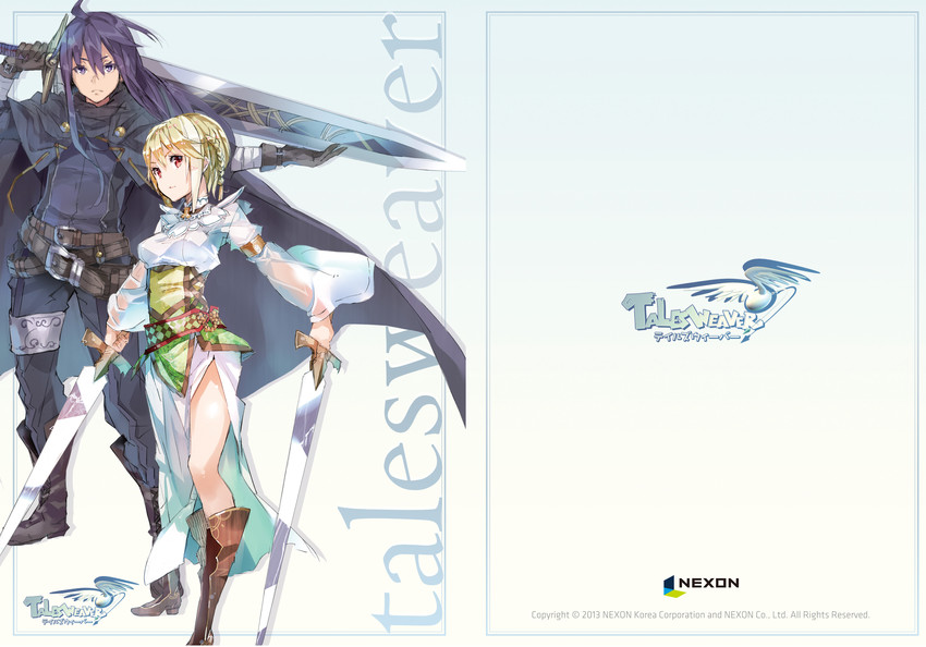 boris jinneman and isolestie (tales weaver) drawn by yuugen
