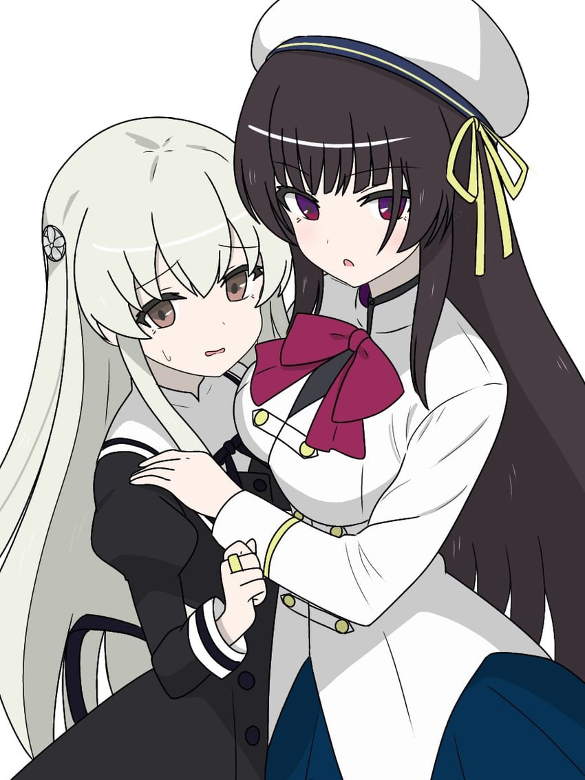 egawa kusumi and morimoto yuni (assault lily) drawn by kimassi