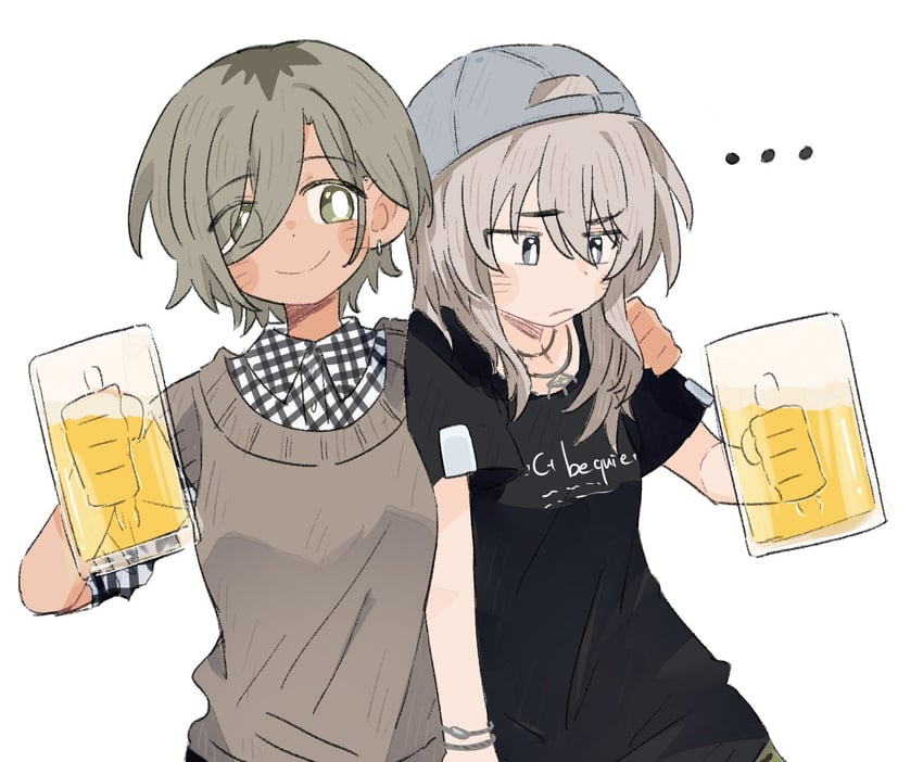 kawaragi momoka and rupa (girls band cry) drawn by dotty-44