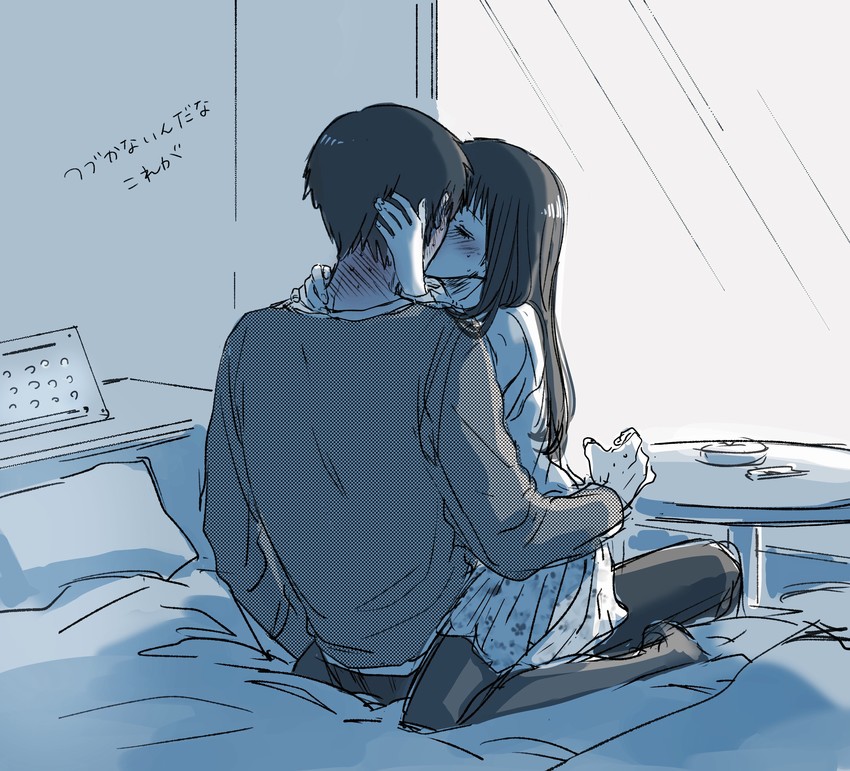 sugino tomohito and kanzaki yukiko (ansatsu kyoushitsu) drawn by shishamo_(abc_shishamo)