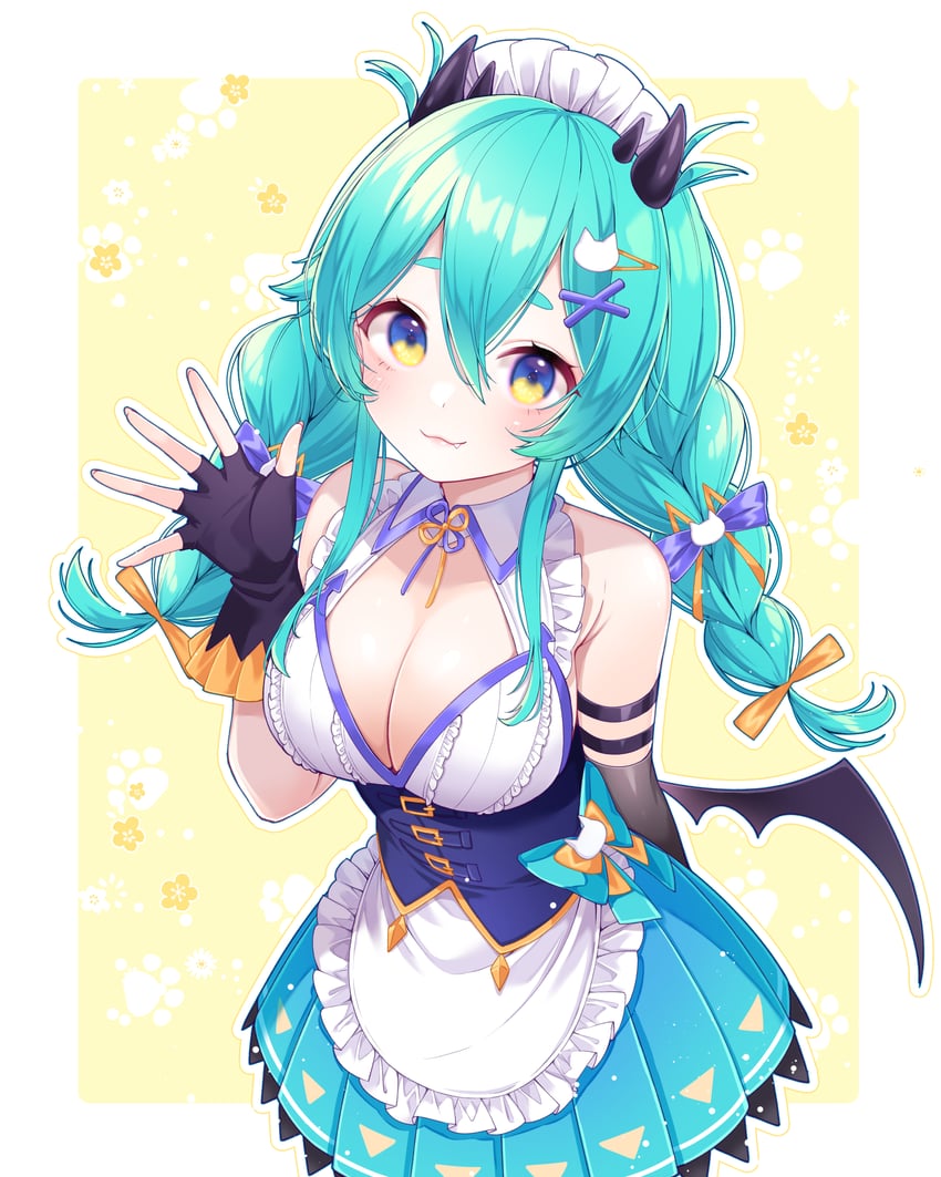 necora nyaru (indie virtual youtuber) drawn by chitetan