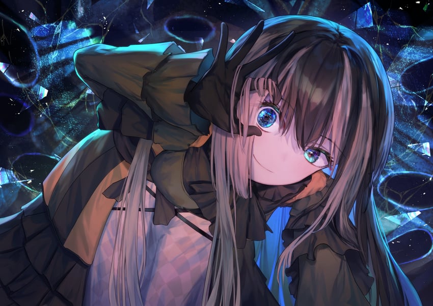 juufuutei raden (hololive and 1 more) drawn by solar_torch