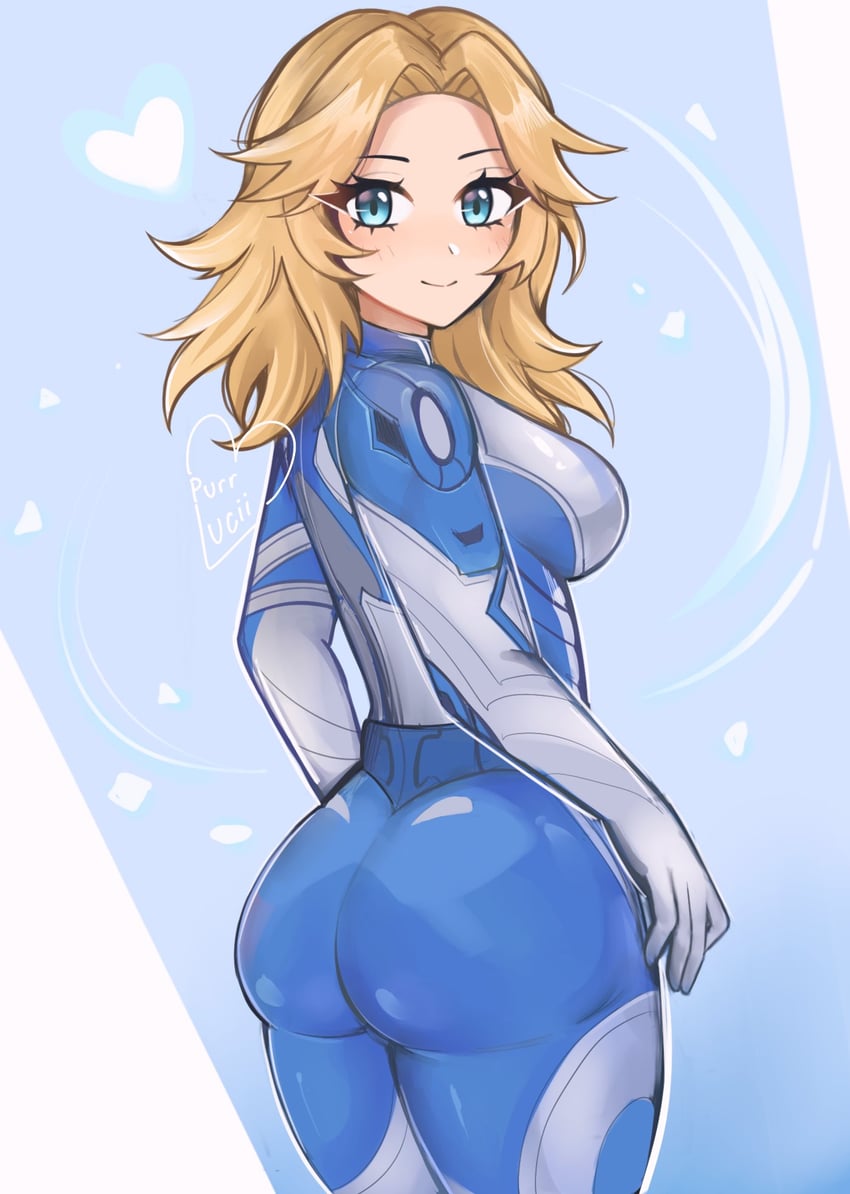 sue storm (marvel and 2 more) drawn by luci_(purrlucii)