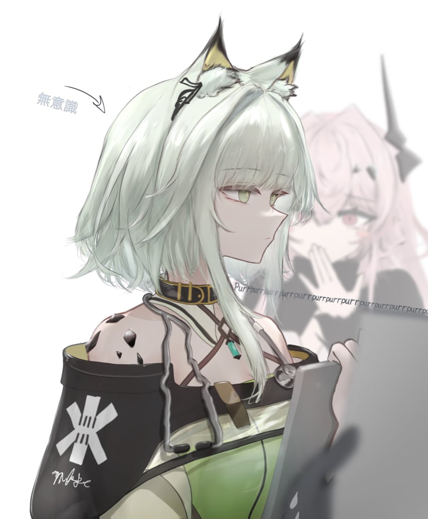 kal'tsit and theresa (arknights) drawn by mebe_(teadia_violet)