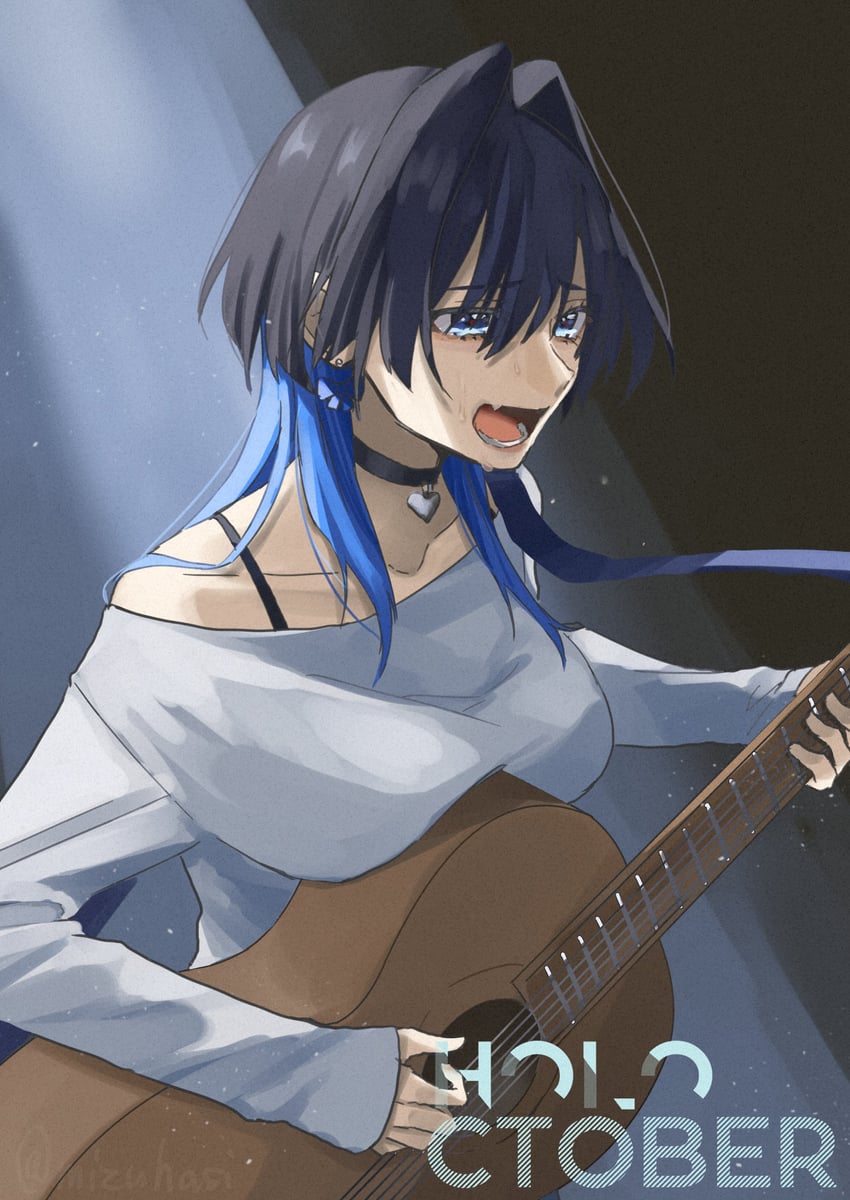 ouro kronii (hololive and 1 more) drawn by mizuhasi