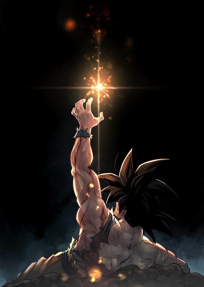 son goku (dragon ball and 1 more) drawn by mattari_illust