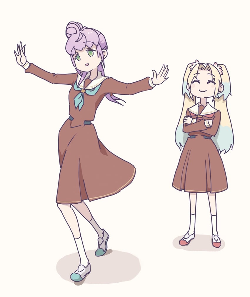 otomune kozue and osawa rurino (love live! and 1 more) drawn by lao_ren_xing