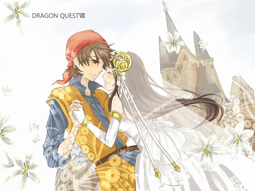 hero and medea (dragon quest and 1 more) drawn by sabebe_(chamcham11)