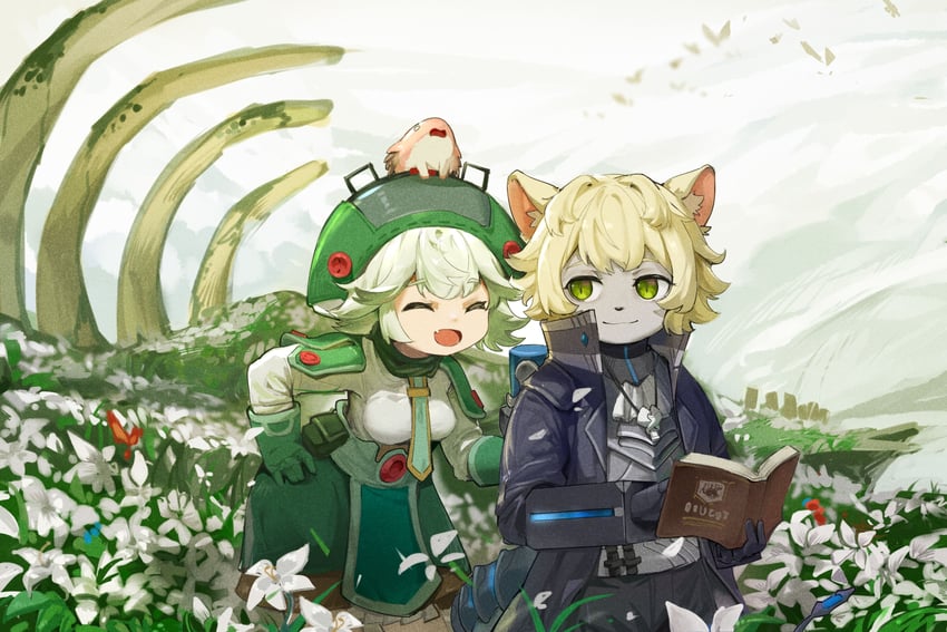 prushka and meinya (original and 1 more) drawn by sterlank