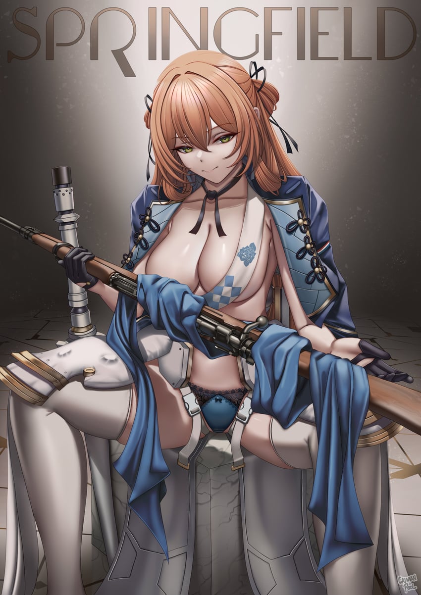 springfield (girls' frontline and 1 more) drawn by caiman_pool