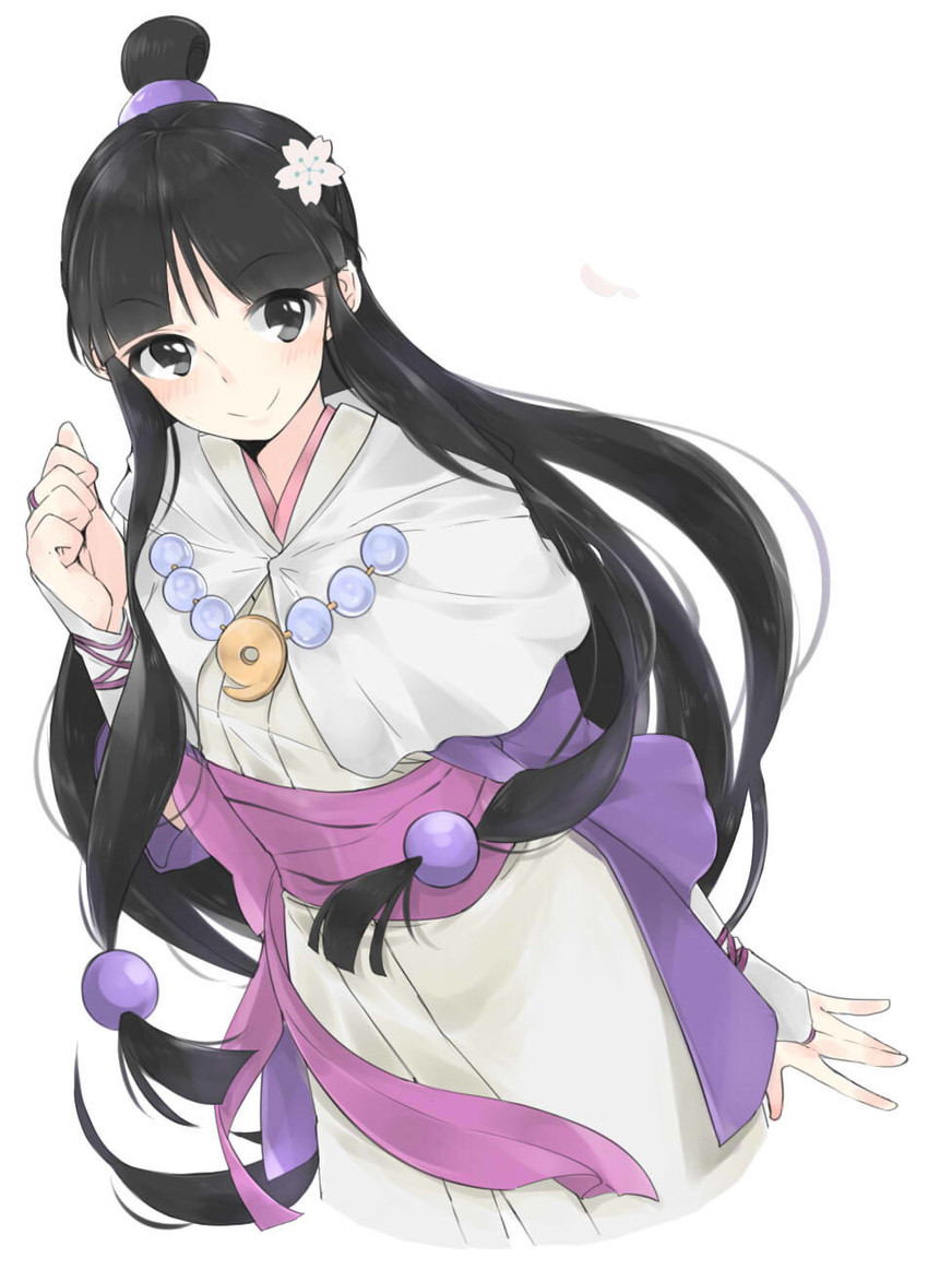 maya fey (ace attorney and 1 more) drawn by tomo_futoshi
