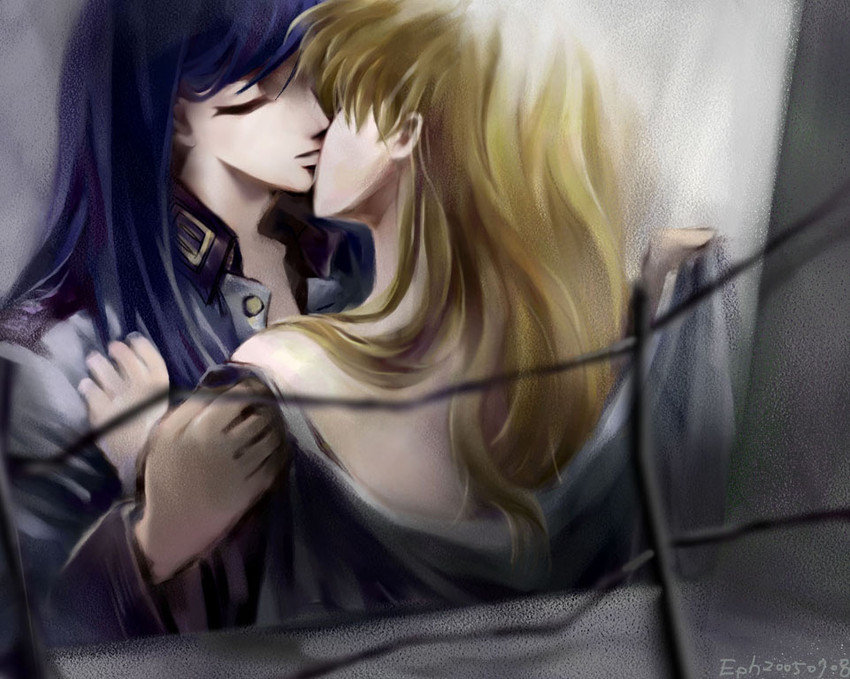 shizuru viola and natsuki kruger (my-otome) drawn by eugene