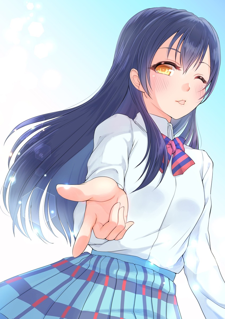 sonoda umi (love live! and 1 more) drawn by kobayashi_nyoromichi