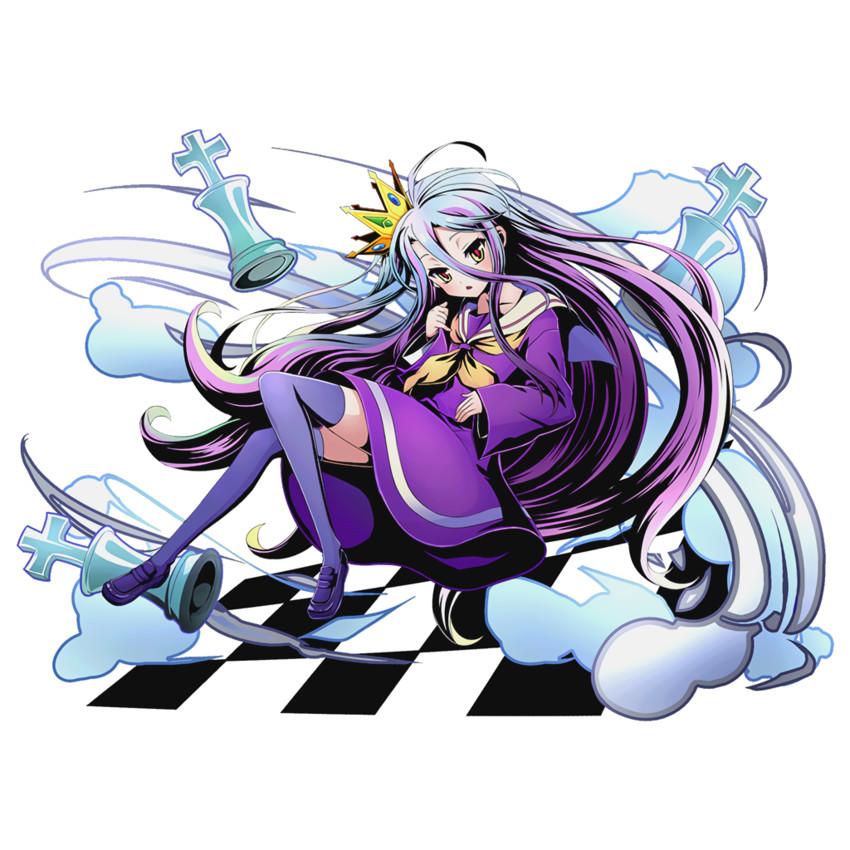 shiro (no game no life and 1 more) drawn by ucmm