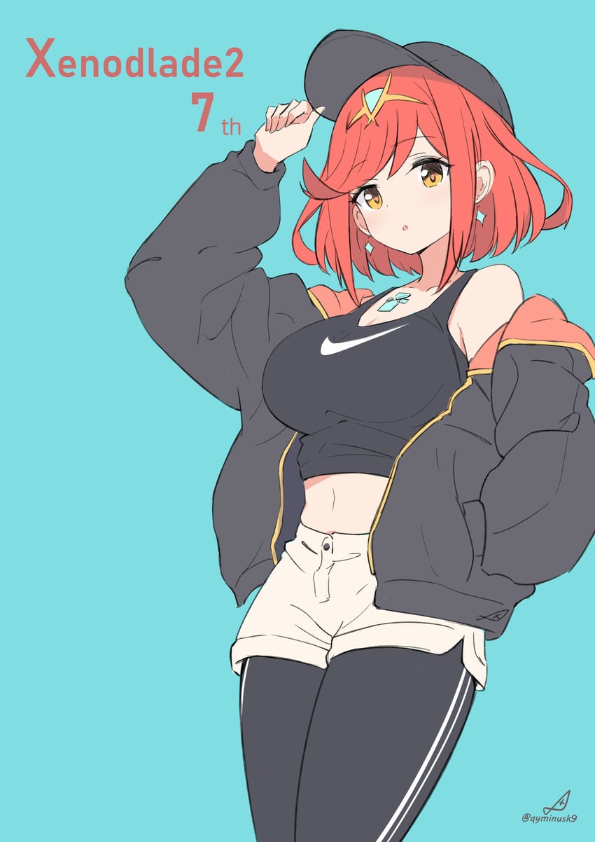 pyra (xenoblade chronicles and 1 more) drawn by minusk9