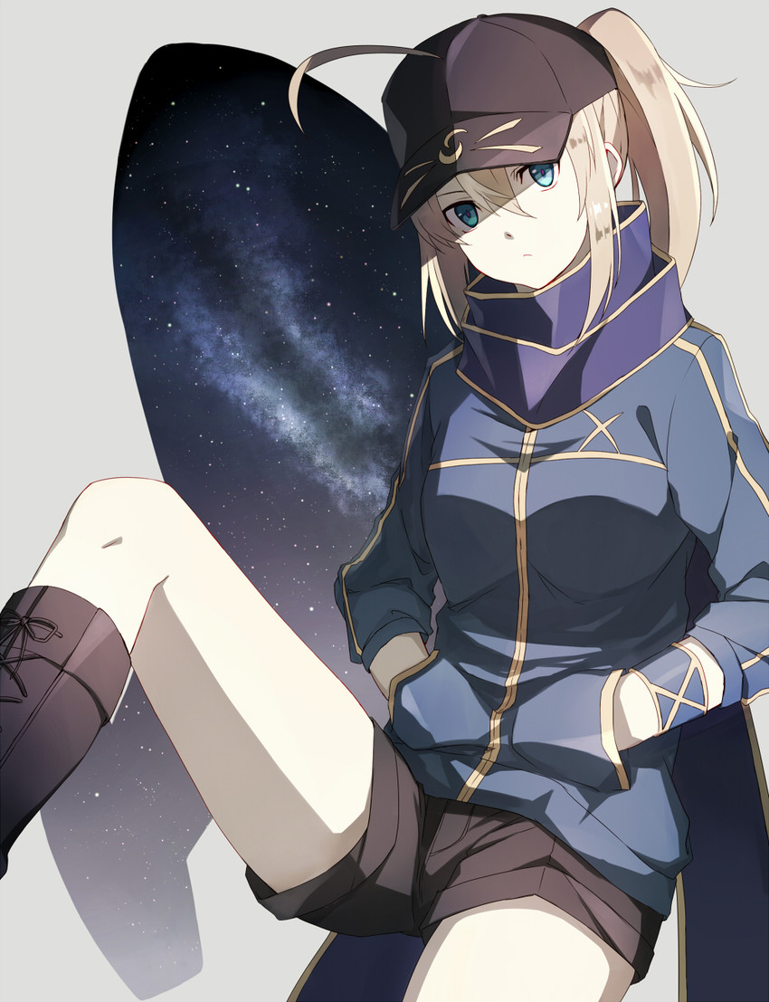 artoria pendragon and mysterious heroine x (fate and 1 more) drawn by akami_fumio