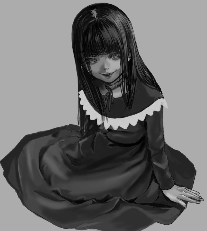 haibara ayako (fatal frame and 1 more) drawn by gauss_<bokashi